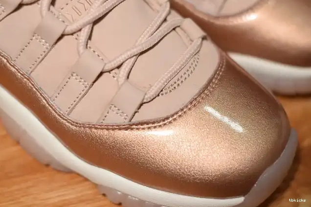 Reps TB Gold 11 Air Jordan GS Rose Low AH7860-105 0612